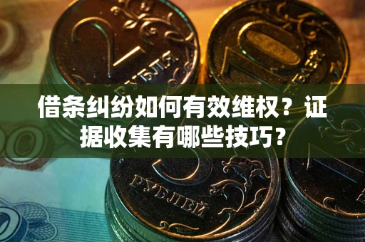 北京借条纠纷如何有效维权？证据收集有哪些技巧？