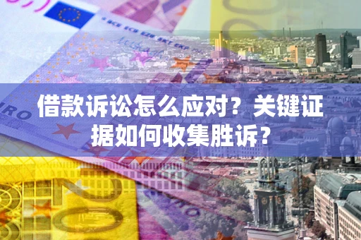 北京借款诉讼怎么应对？关键证据如何收集胜诉？