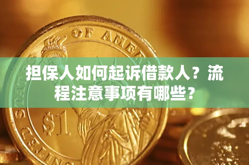 北京担保人如何起诉借款人？流程注意事项有哪些？