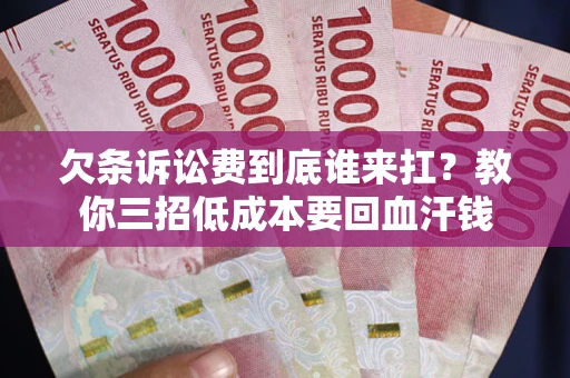 北京欠条诉讼费到底谁来扛？教你三招低成本要回血汗钱